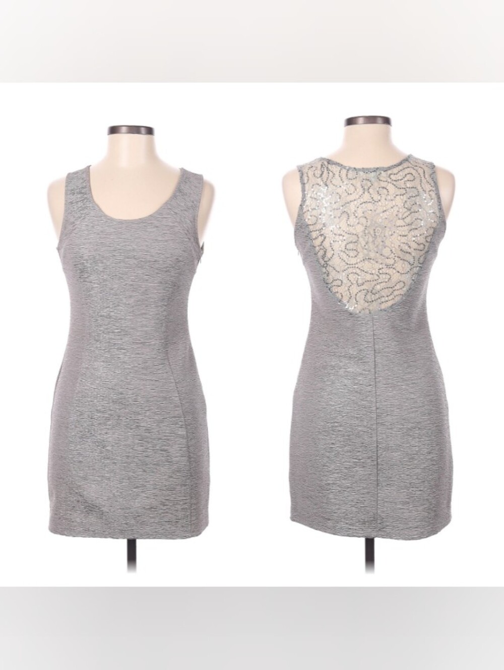 YA Los Angeles Lace Back Dress Women's Size Medium